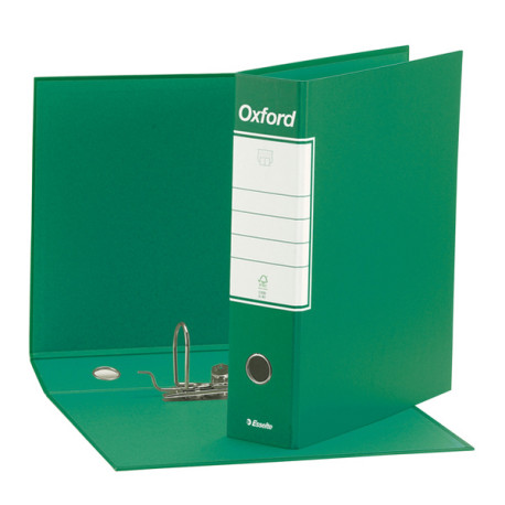 Registratore Oxford G83 - dorso 8 cm - commerciale 23 x 30 cm - verde - Esselte