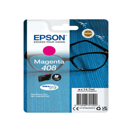 Epson - Cartuccia DuraBrite Ultra 408 - Magenta -  C13T09J34010