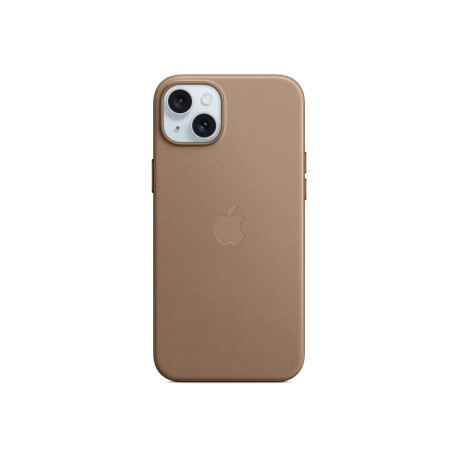 Apple - Cover per cellulare - Compatibilità MagSafe - microtwill, tessuto FineWoven - talpa - per iPhone 15 Plus