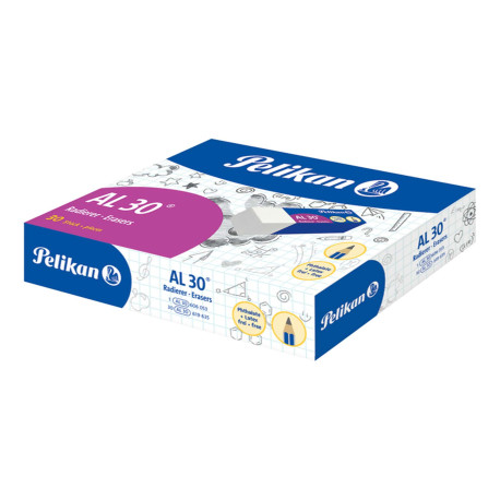 Gomma AL30 - bianca per matita - Pelikan - conf. 30 pezzi