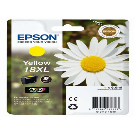 Epson - Cartuccia ink - 18XL - Giallo - C13T18144012 - 6,6ml