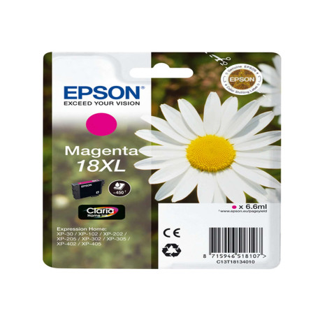 Epson - Cartuccia ink - 18XL - Magenta - C13T18134012 - 6,6ml
