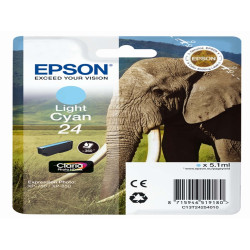 Epson - Cartuccia ink - 24 - Ciano chiaro - C13T24254012 - 5,1ml