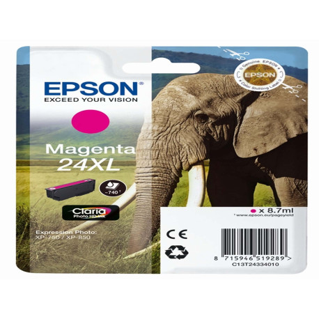 Epson - Cartuccia ink - 24XL - Magenta - C13T24334012 - 8,7ml