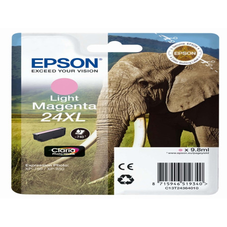 Epson - Cartuccia ink - 24XL - Magenta chiaro - C13T24364012 - 9,8ml