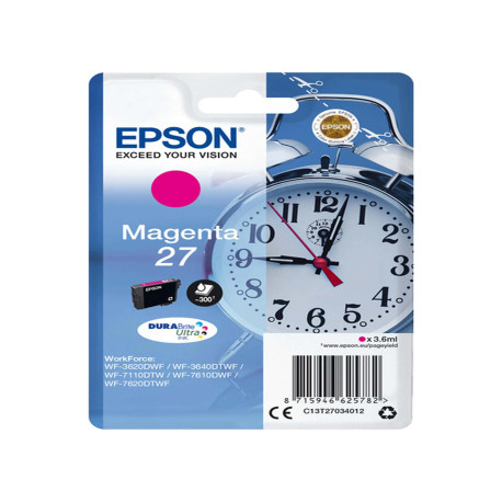 Epson - Cartuccia ink - 27 - Magenta - C13T27034012 - 3,6ml