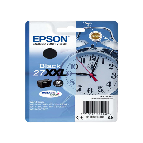 Epson - Cartuccia ink - 27XXL - Nero - C13T27914012 - 34,1ml