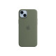Apple - Cover per cellulare - Compatibilità MagSafe - silicone - olive - per iPhone 14 Plus