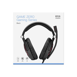 EPOS I SENNHEISER Game Zero - Gaming - cuffie con microfono - dimensione completa - cablato - jack 3,5 mm - nero