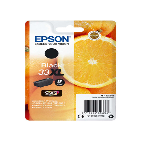 Epson - Cartuccia ink - 33XL - Nero - C13T33514012 - 12,2ml