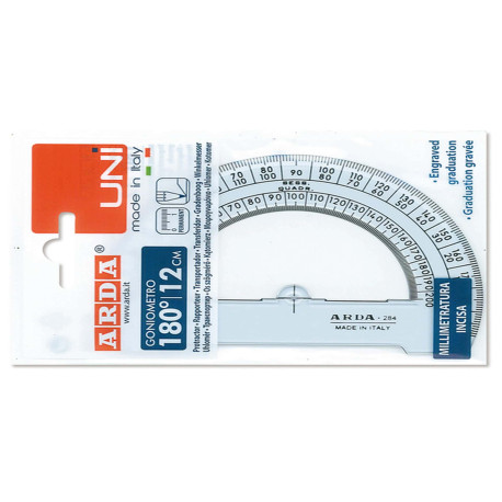 Goniometro Uni - 180gradi - 12cm - Arda