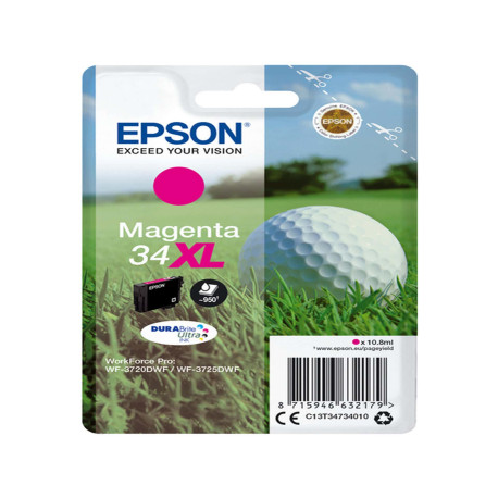 Epson - Cartuccia ink - 34XL - Magenta - C13T34734010 - 10,8ml
