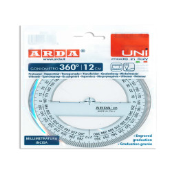 Goniometro Uni - 360gradi - 12cm - Arda