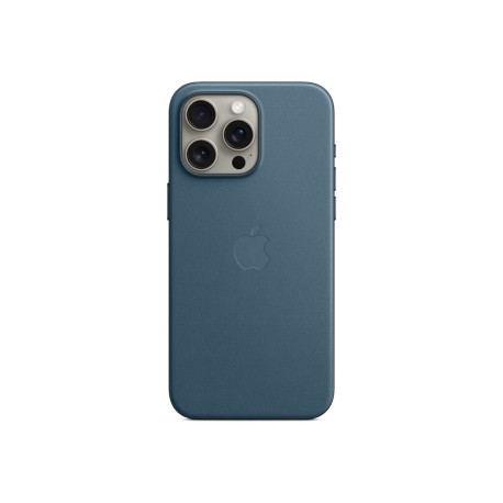 Apple - Cover per cellulare - Compatibilità MagSafe - tessuto FineWoven - blu Pacifico - per iPhone 15 Pro Max