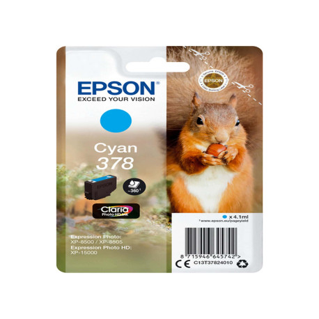 Epson - Cartuccia ink - 378 - Ciano - C13T37824010 - 360 pag