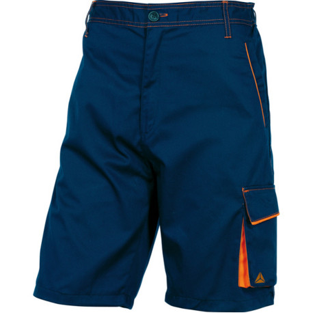 Bermuda da lavoro Panostyle® M6BER - sargia/poliestere/cotone - taglia L - blu/arancio - Deltaplus