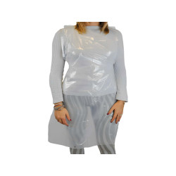 Grembiule Apron 30 - taglia unica - LDPE - bianco - Worker - conf. 100 pezzi