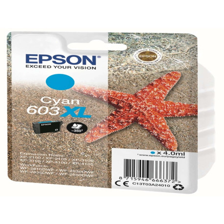 Epson - Cartuccia ink - 603XL - ciano - C13T03A24010 - 350 pag