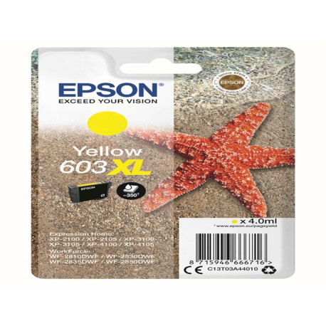 Epson - Cartuccia ink - 603XL - giallo - C13T03A44010 - 350 pag