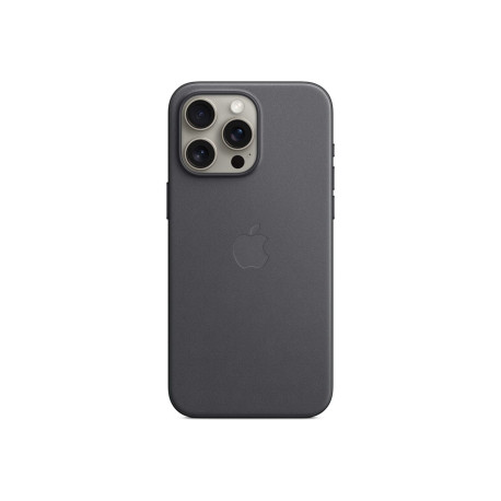 Apple - Cover per cellulare - Compatibilità MagSafe - tessuto FineWoven - nero - per iPhone 15 Pro
