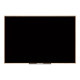 Bi-Office New Basic - Lavagna - 885 x 585 mm - non magnetico - nero - cornice naturale