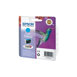 Epson - Cartuccia ink - Ciano Photo - T0802 - C13T08024011  - 7,4ml