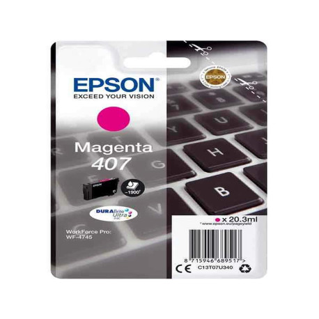 Epson - Cartuccia Ink - Magenta  - C13T07U340 - 38,1 ml