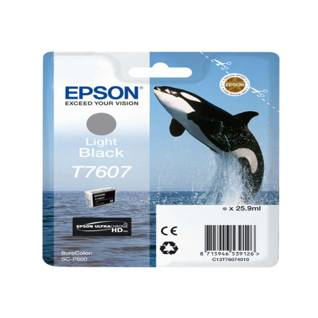 Epson - Cartuccia ink - Nero chiaro - T7607 - C13T76074010 - 25,9ml