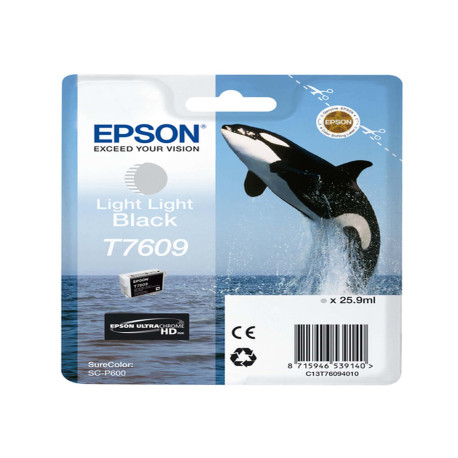 Epson - Cartuccia ink - Nero chiaro chiaro - T7609 - C13T76094010 - 25,9ml