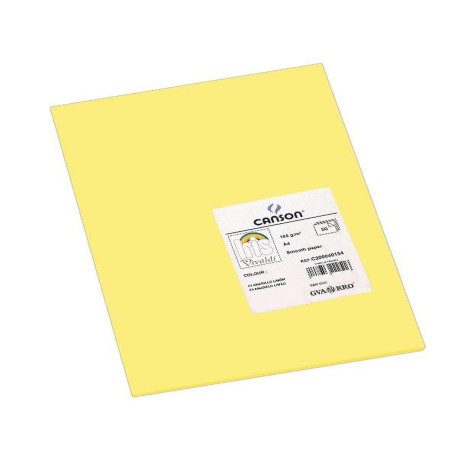 Foglio VIVALDI A4 185g GIALLO PAGLIA