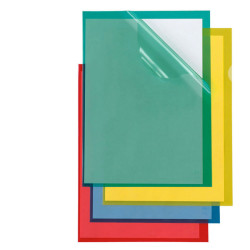 Cartellina a L Poli 150 Color - A4 - PP - buccia pesante - blu - Sei Rota - conf. 25 pezzi
