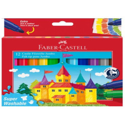 Faber Castell Astuccio in cartone con 12 pennarelli