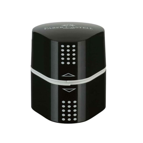 Faber Castell TEMPERAMATITE GRIP 2001 TRE FORI-NERO