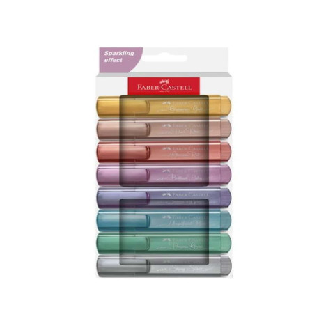 Faber Castell TEXTLINER 46 METALLIC - Confezione da 8