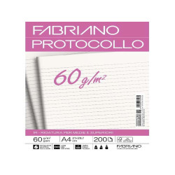 Fabriano CARTA PROTOCOLLO A4 60g 200ff - RIG 1R