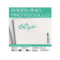 Fabriano CARTA PROTOCOLLO A4 60g 200ff - RIG 5 MM