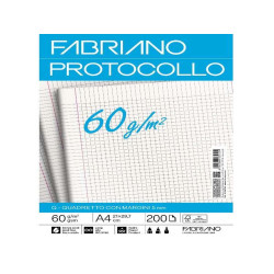Fabriano CARTA PROTOCOLLO A4 60g 200ff - RIG Q