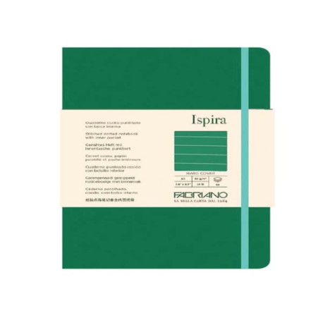 Fabriano Ispira Hard A5 - Fogli 96 - Lines - Green