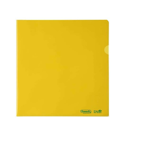 Favorit cartelline colorate in polietilene Bio-based - giallo