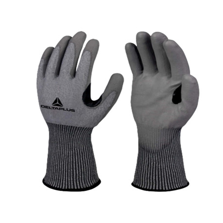 Guanto antitaglio Venicut C02 - maglia softnocut - palmo in poliuretano - taglia 08 - grigio - Deltaplus