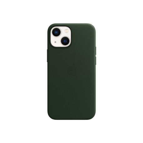 Apple - Cover per cellulare - con MagSafe - pelle - verde sequoia - per iPhone 13 mini