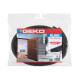 Guarnizione adesiva per isolamento porte blindate - 17 mm x 8 m - PVC - antracite - Geko
