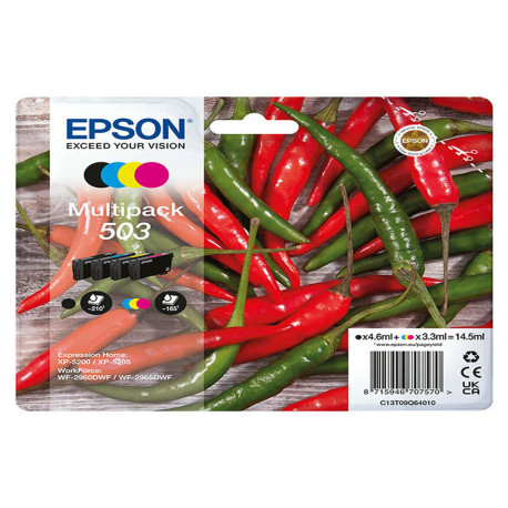 Epson - Multipack Cartucce - 503 - BK/C/M/Y - C13T09Q64010