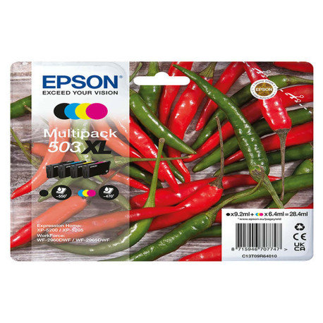 Epson - Multipack Cartucce - 503XL - BK/C/M/Y - C13T09R64010