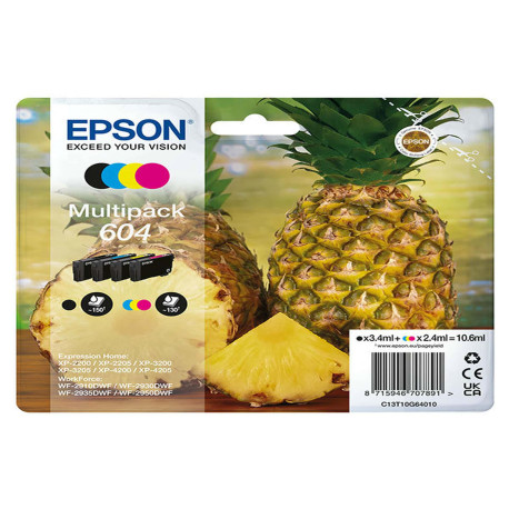 Epson - Multipack Cartucce - 604 - BK/C/M/G - C13T10G64010
