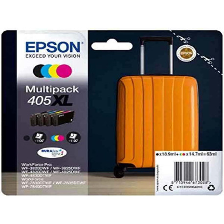 Epson - Multipack cartucce ink - 405XL - C/M/Y/K - 1.100 pag cad.