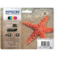 Epson - Multipack Cartucce Ink - 603XL - C/M/Y/K - C13T03A64010 - C/M/Y 4ml cad / K 8,9ml