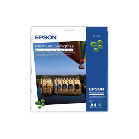 Epson - Premium Semi-Gloss Photo Paper - A4 - 20 Fogli - C13S041332