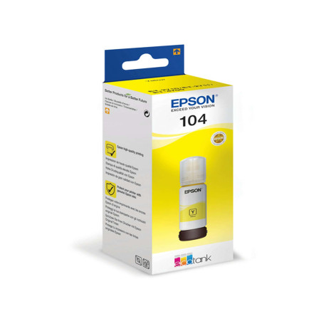 Epson - Tanica - 104  - Giallo - C13T00P440  - 65ml