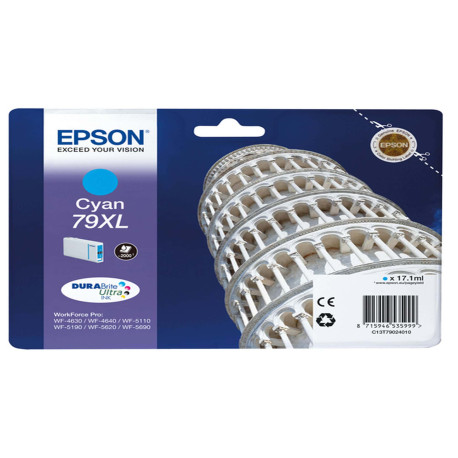 Epson - Tanica - 79XL - Ciano - C13T79024010 - T7902- 17,1ml